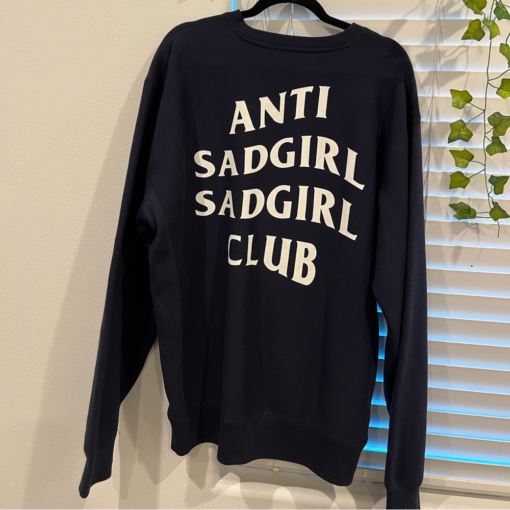 anti sadgirl crew neck said the sky